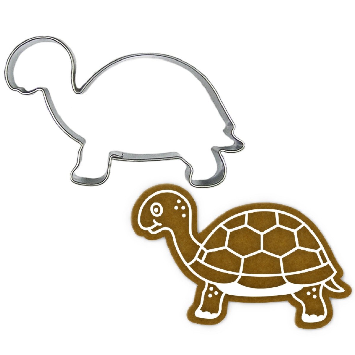 BrandNewCake Uitsteker Schildpad RVS 7cm