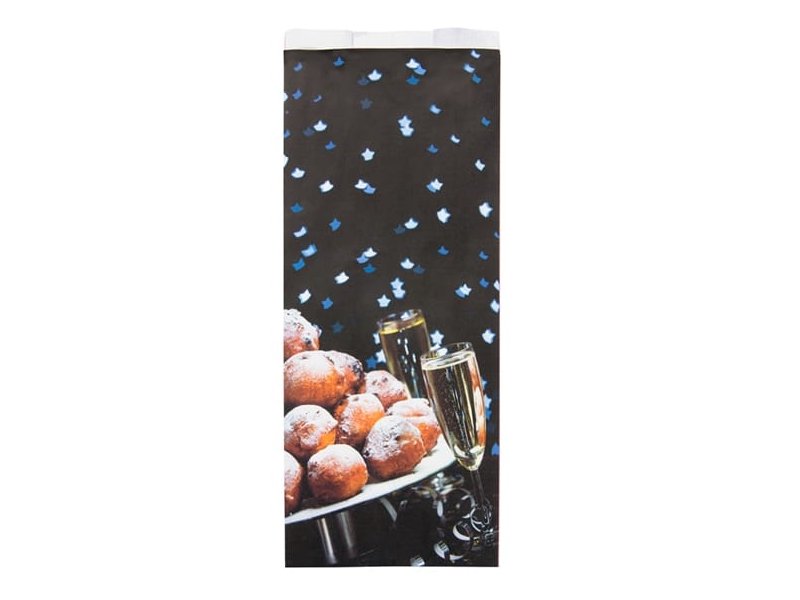 Oliebollenzak Happy New Year per stuk