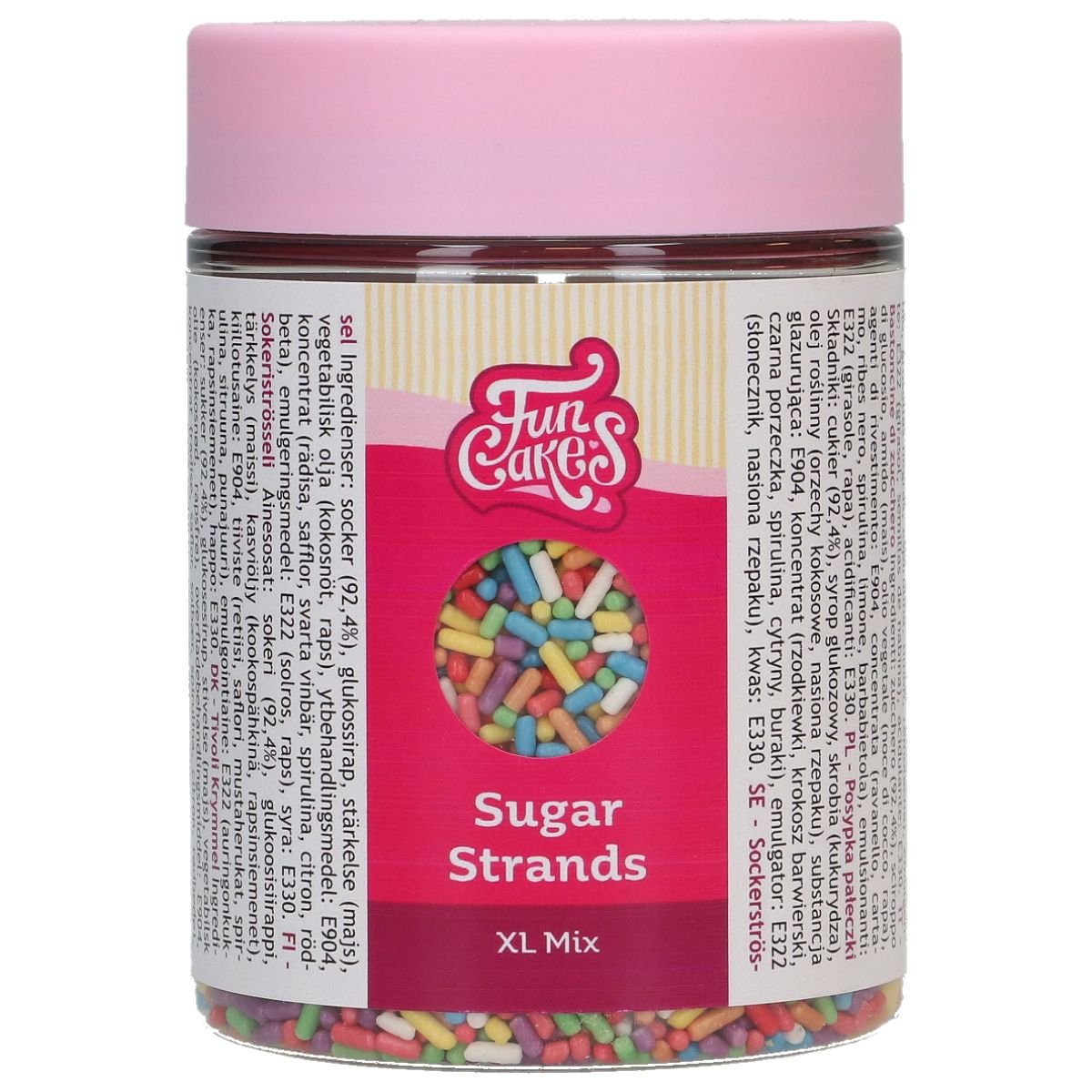 30000_F53420 FunCakes Sugar Strands XL Mix 225 g