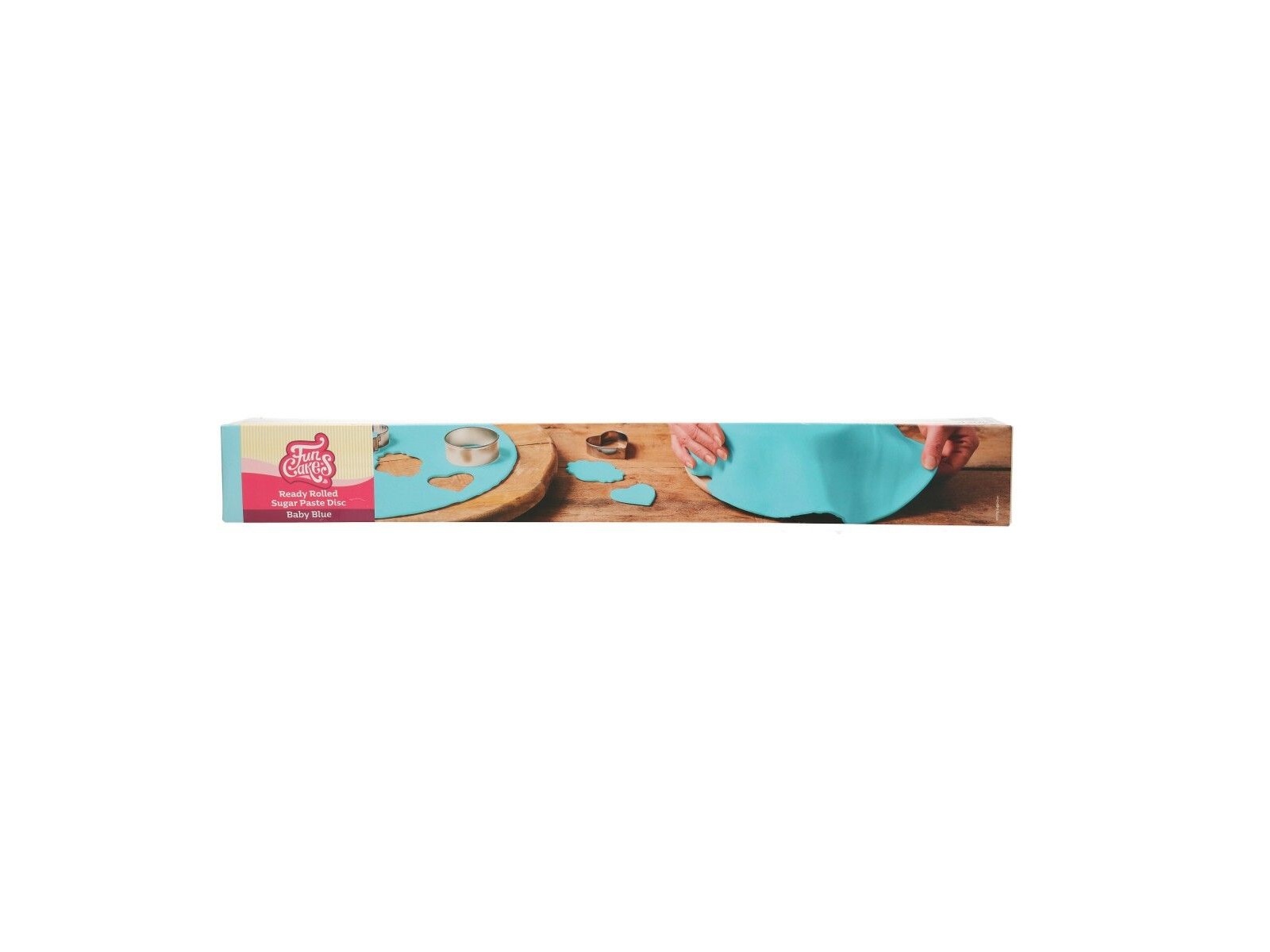 Ready Rolled Fondant Disc Baby Blue Funcakes