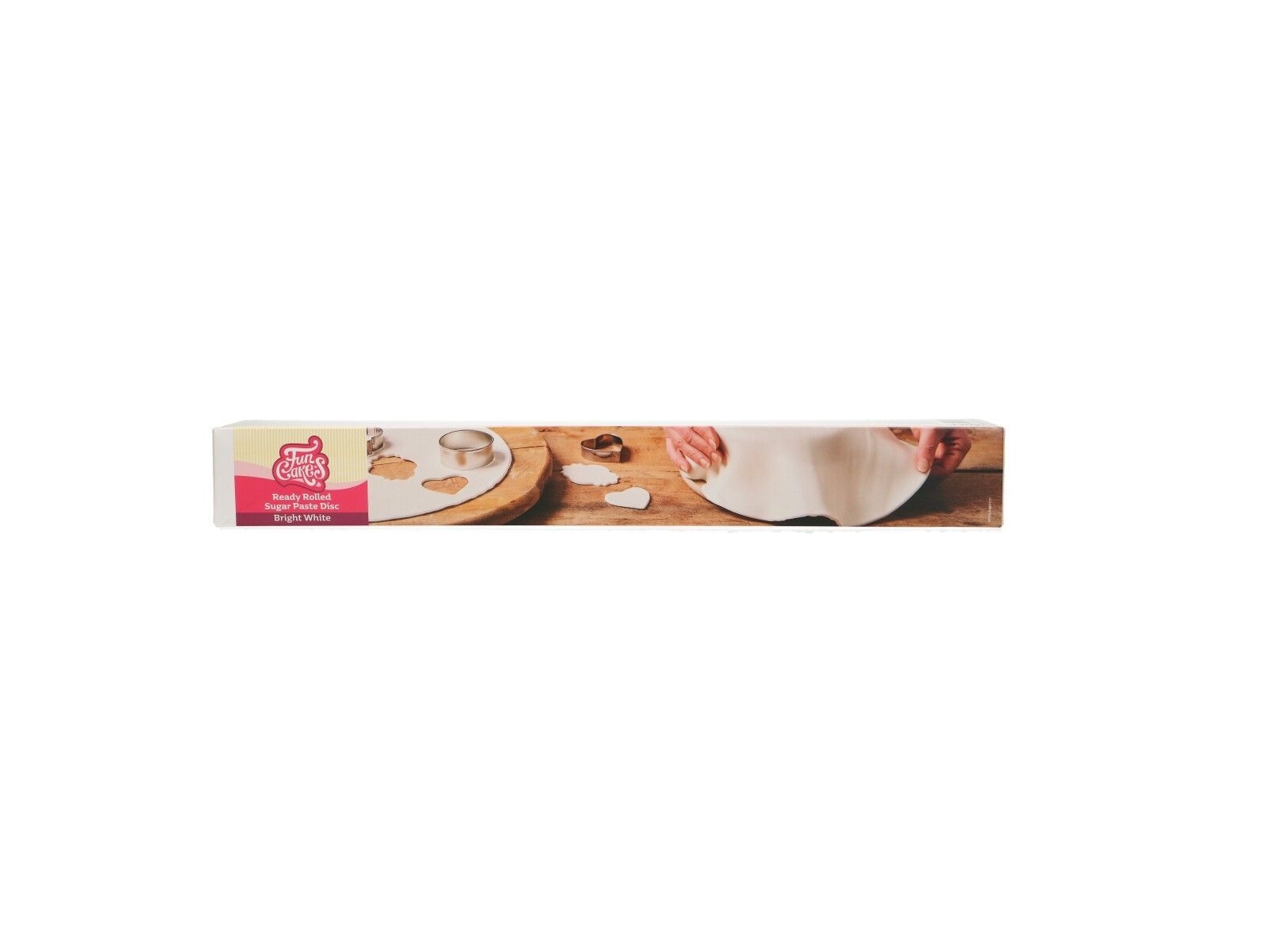 Ready Rolled Fondant Disc Bright White