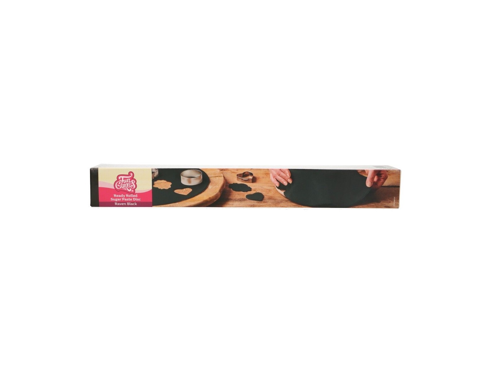 Ready Rolled Fondant Disc Raven Black
