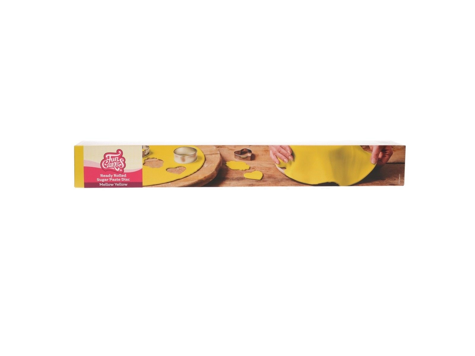 Ready Rolled Fondant Disc Mellow Yellow