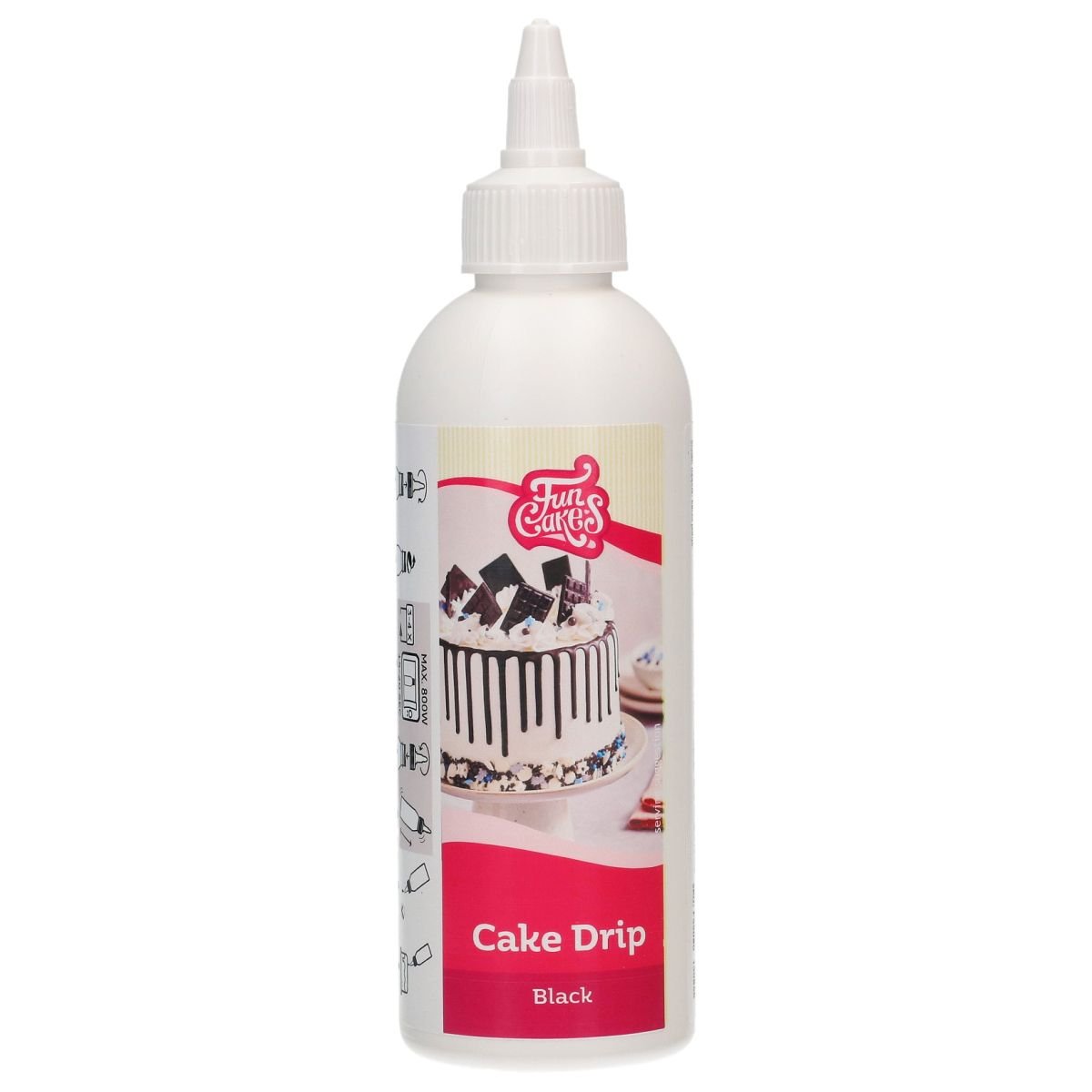 10000_F55080_1 FunCakes Cake Drip Zwart 180g