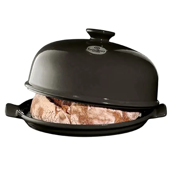 hdrq2h33_1 Emile Henry Broodbakbol Le Pain - Ø285mm - Fusain