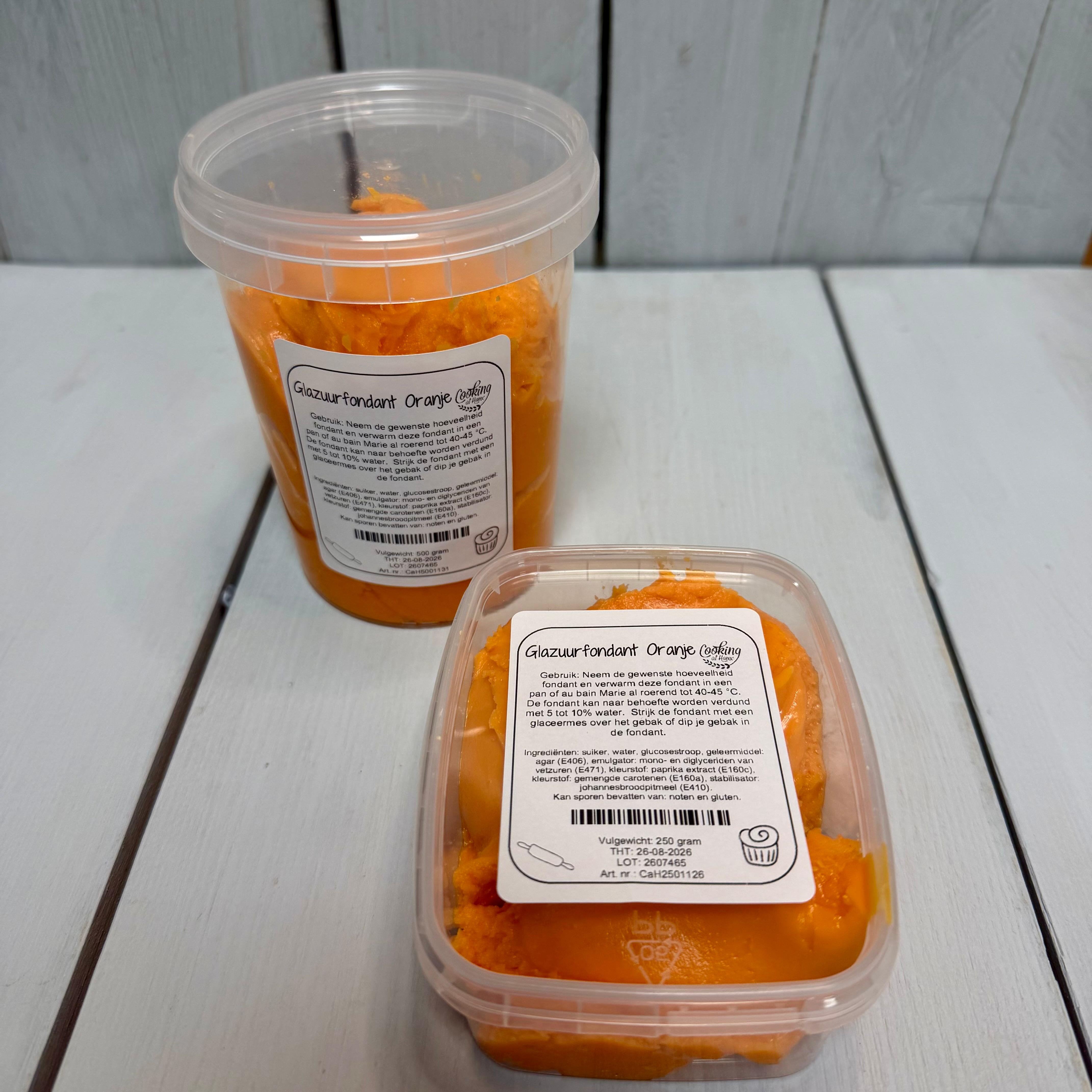 Glazuurfondant Oranje 250g