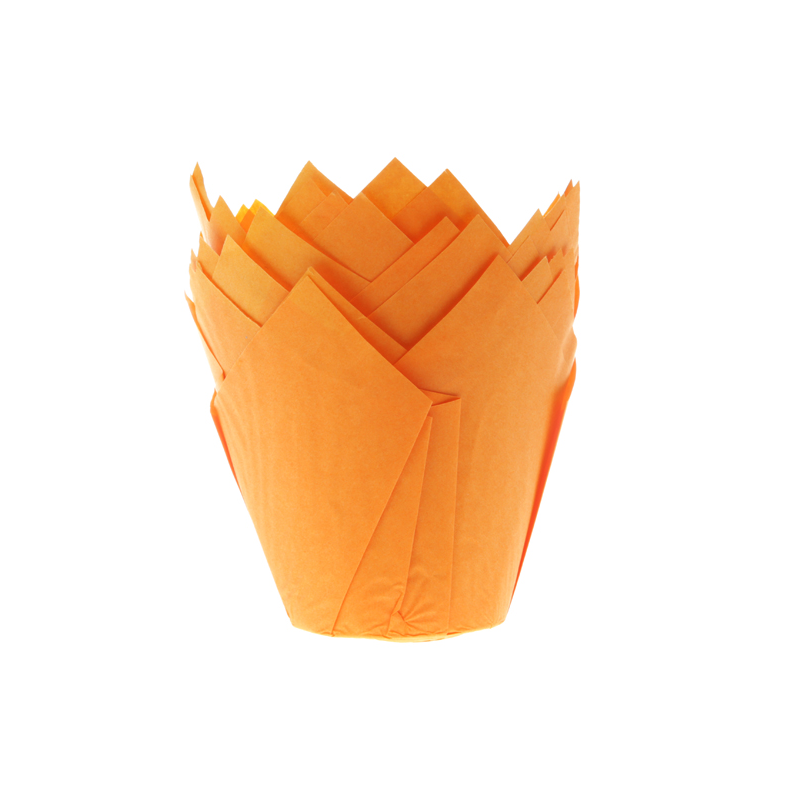 Muffin Cups HoM Tulp Oranje 36st.