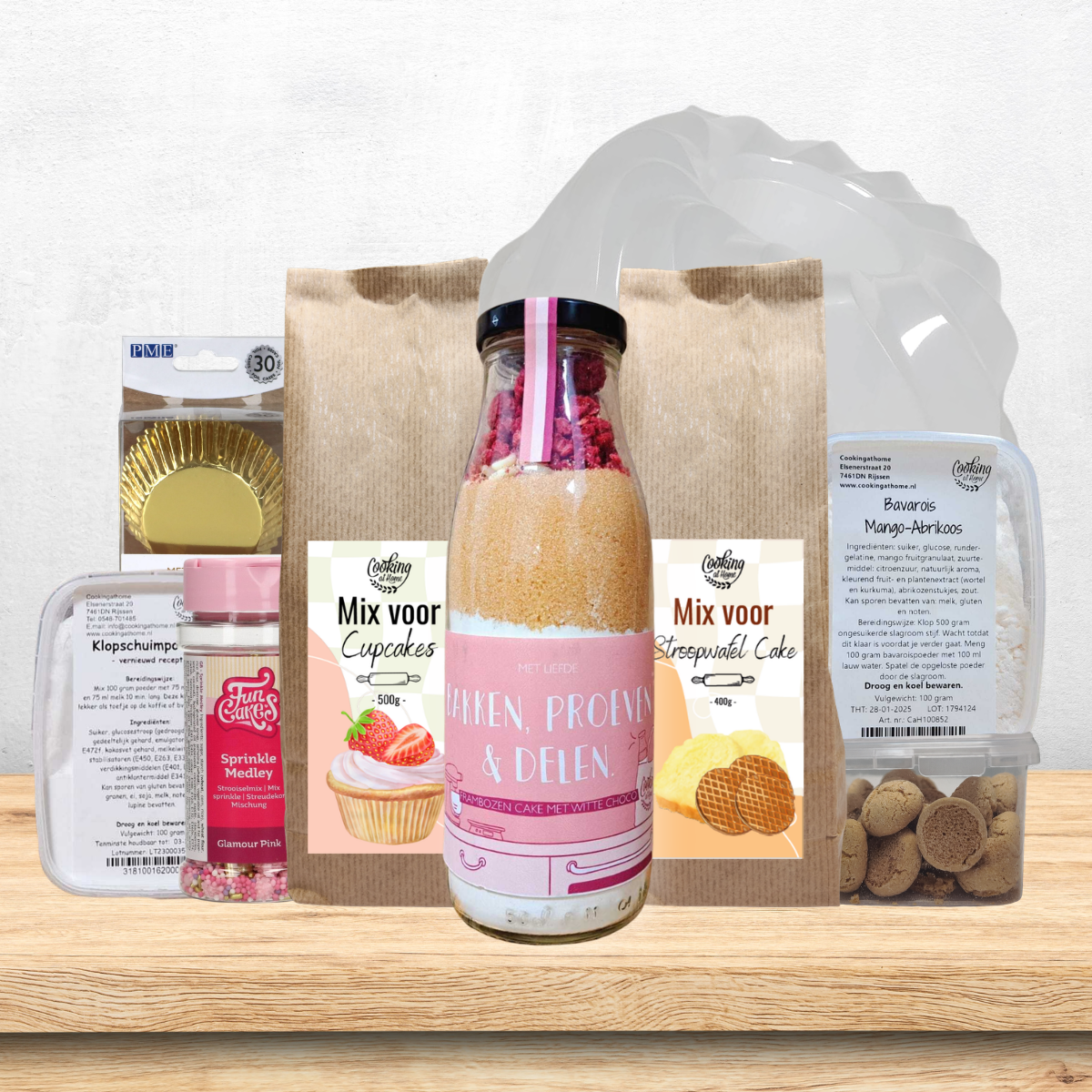 Cadeaupakket 'Cupcakes & More'