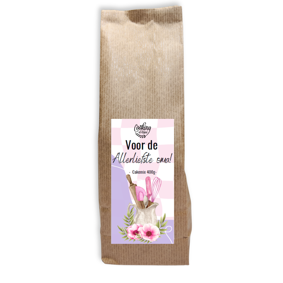 Cadeaucake 'Voor de allerliefste oma!'