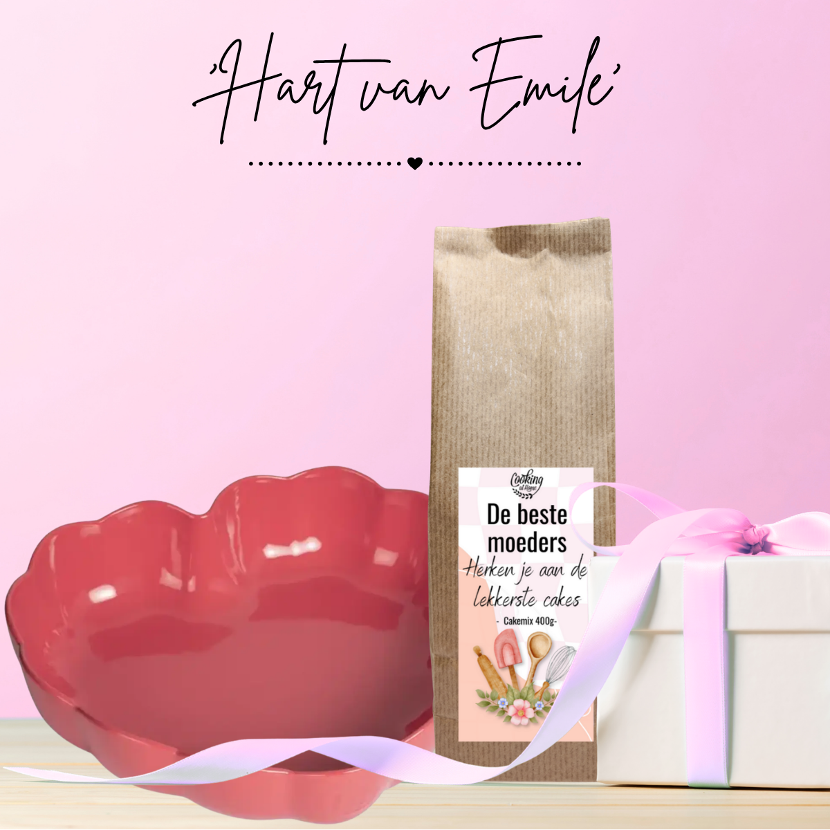 Moederdagpakket 'Hart van Emile'