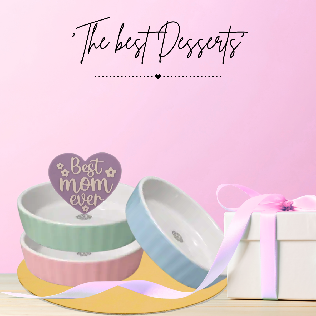 Moederdagpakket 'The best Desserts'