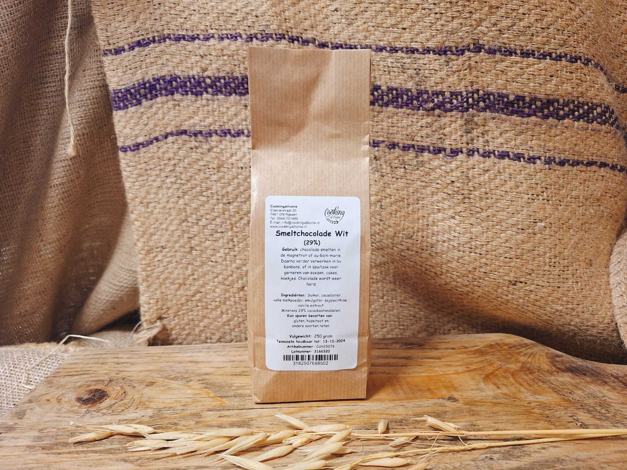Smeltchocolade Wit 29% 250g