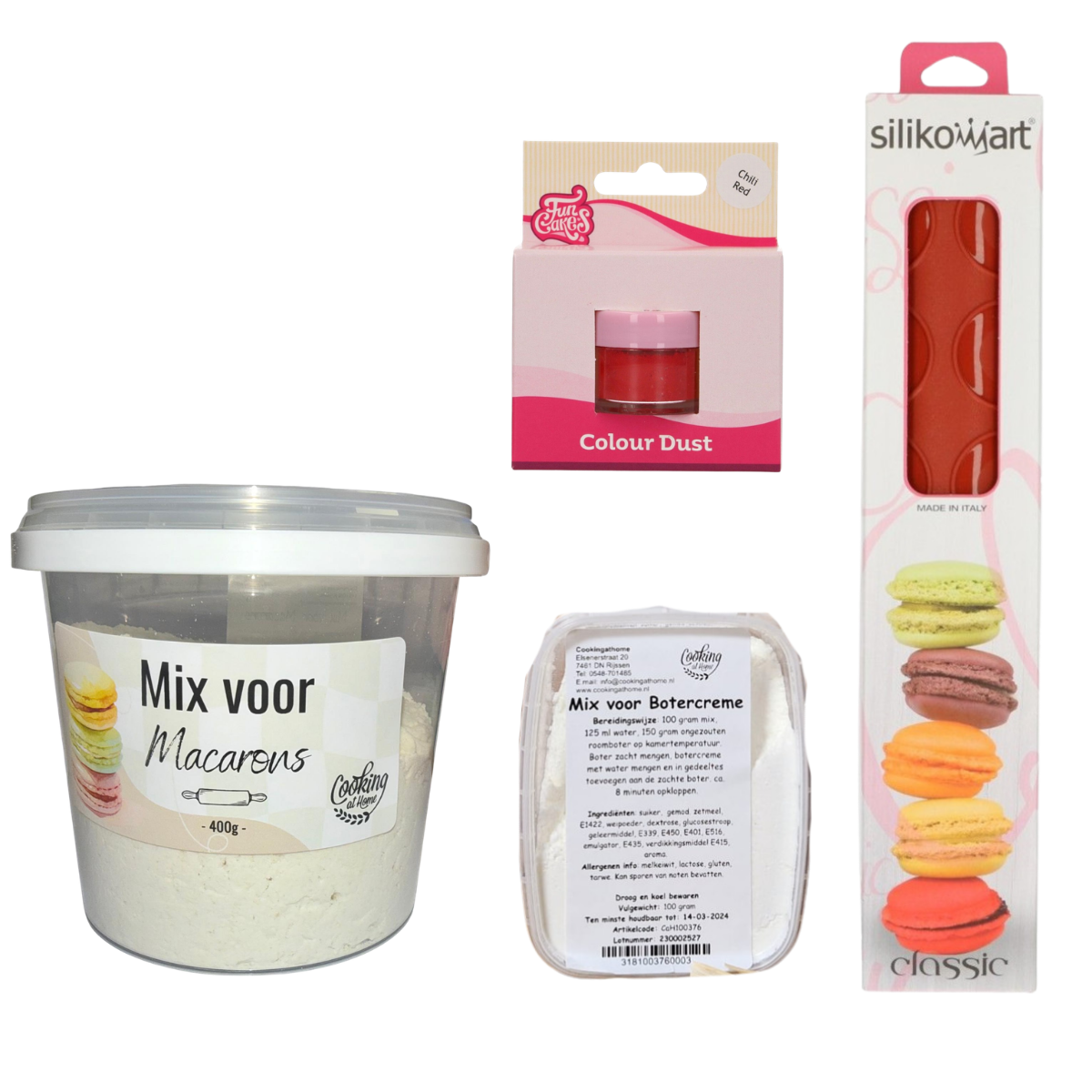 Moederdagpakket 'Voor de macaron liefhebber'