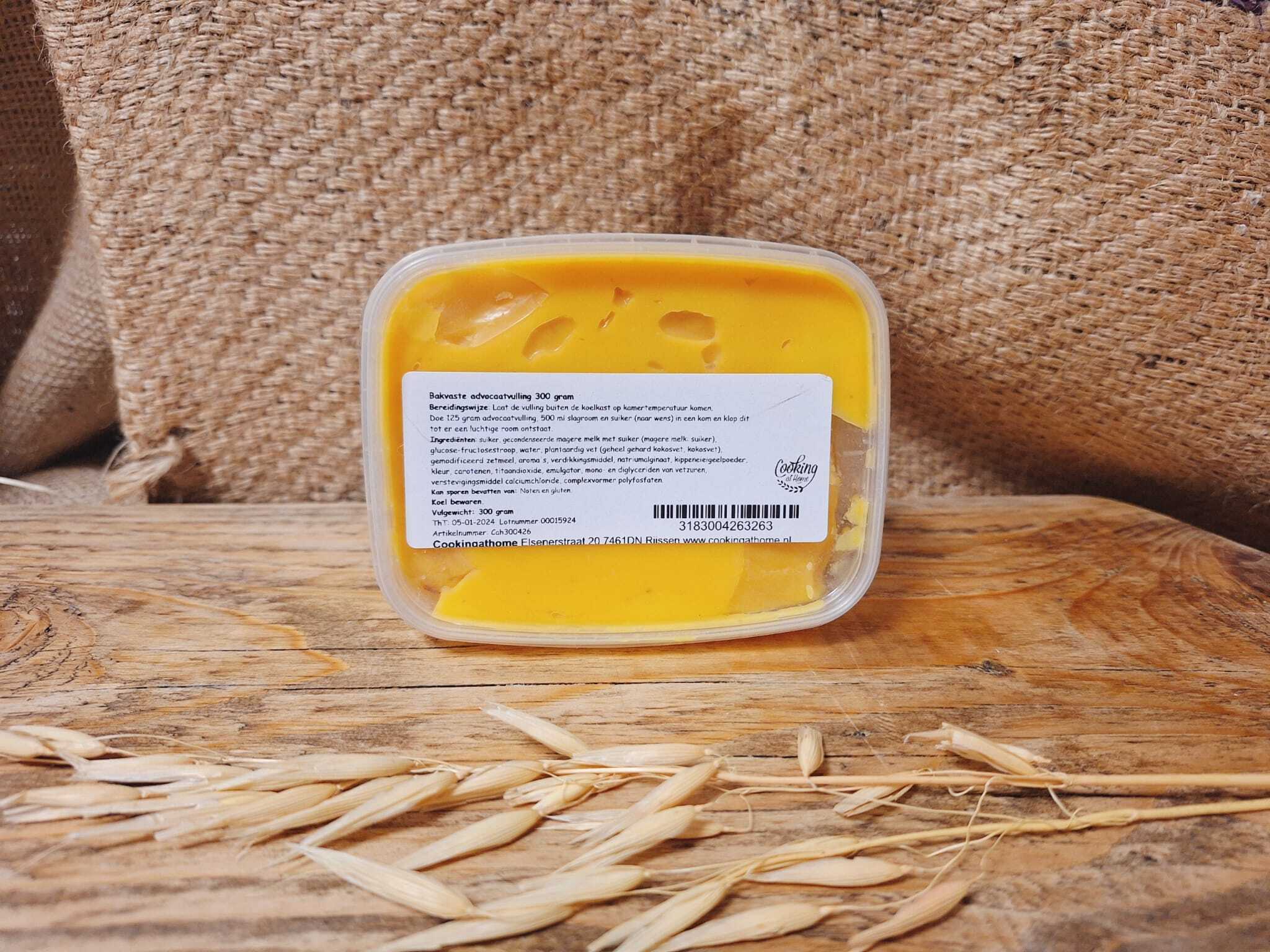 Bakvaste advocaat vulling 300 gram