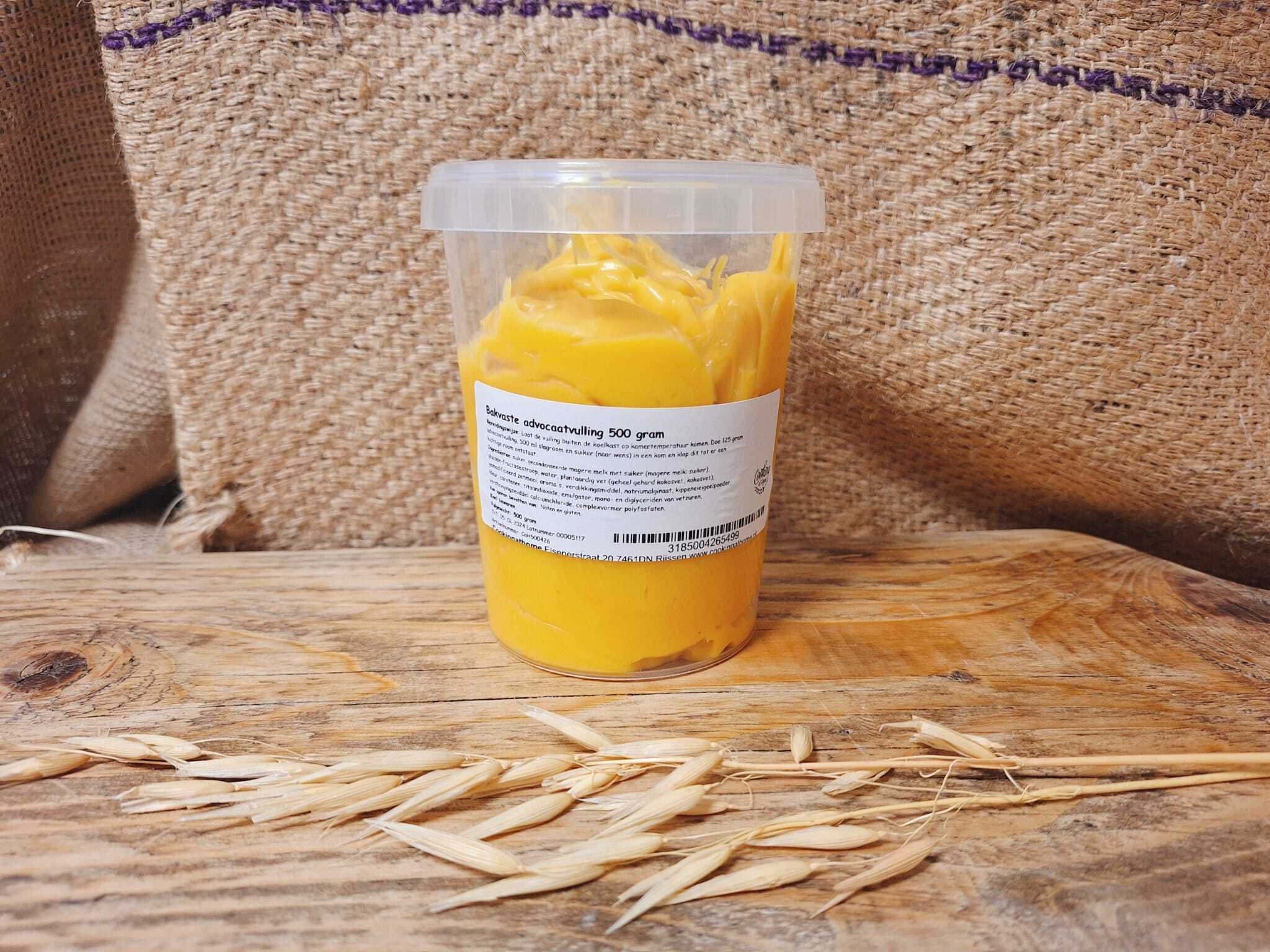 Bakvaste advocaat vulling 500 gram