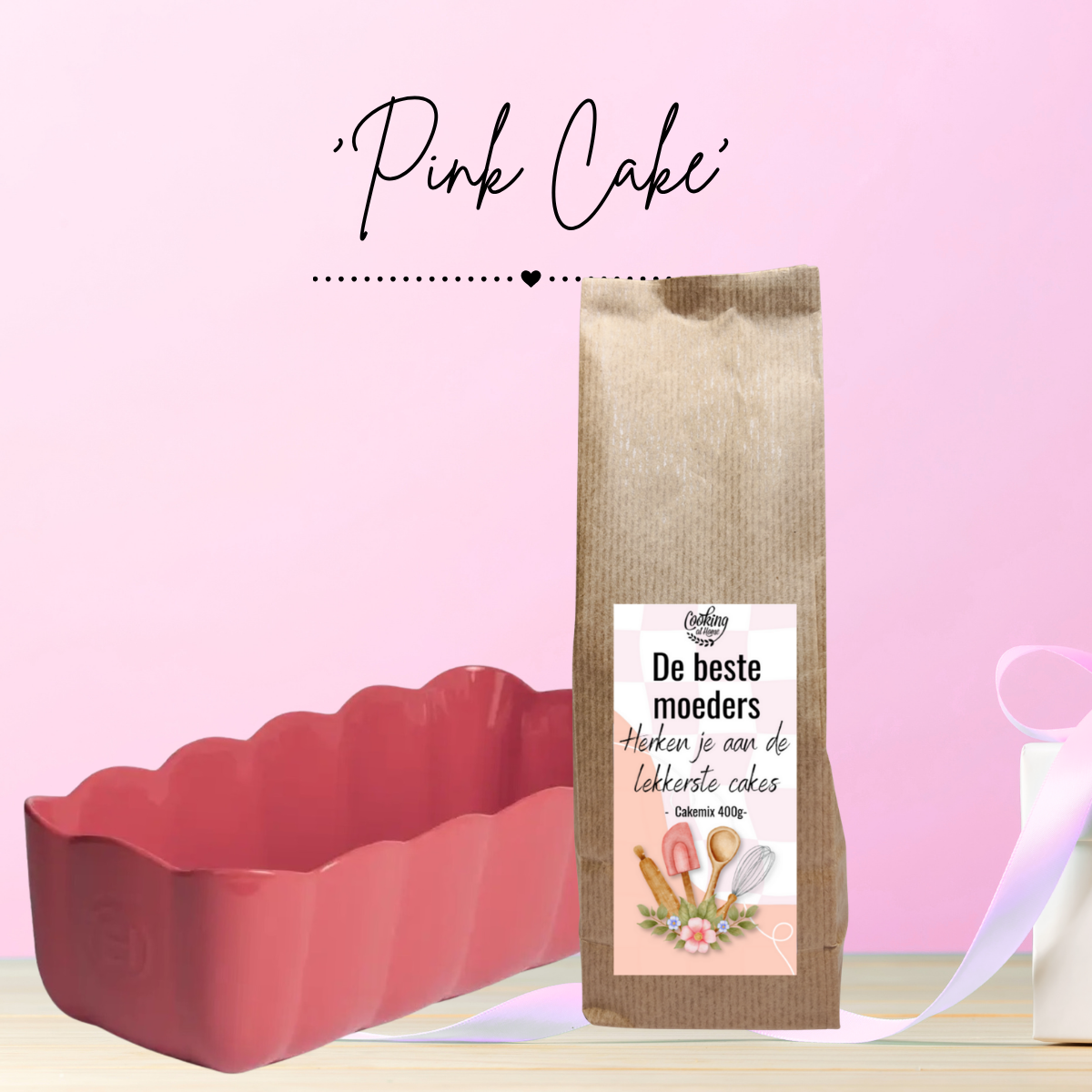 Moederdagpakket 'Pink Cake'