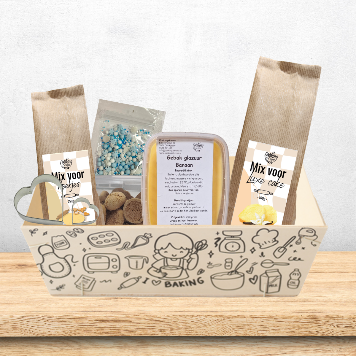 Cadeaupakket'Happy Baking'