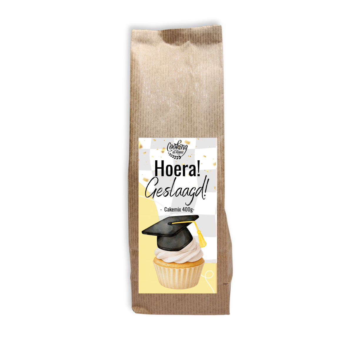 Hoera_geslaagd Cadeaucake 'Hoera! Geslaagd!'