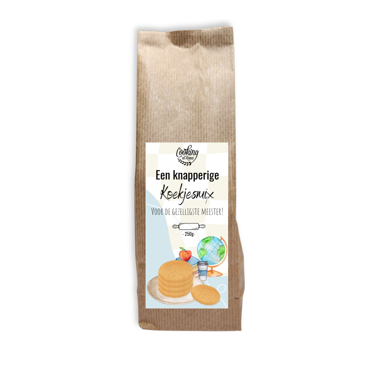 Een knapperige koekjesmix voor de gezelligste meester!