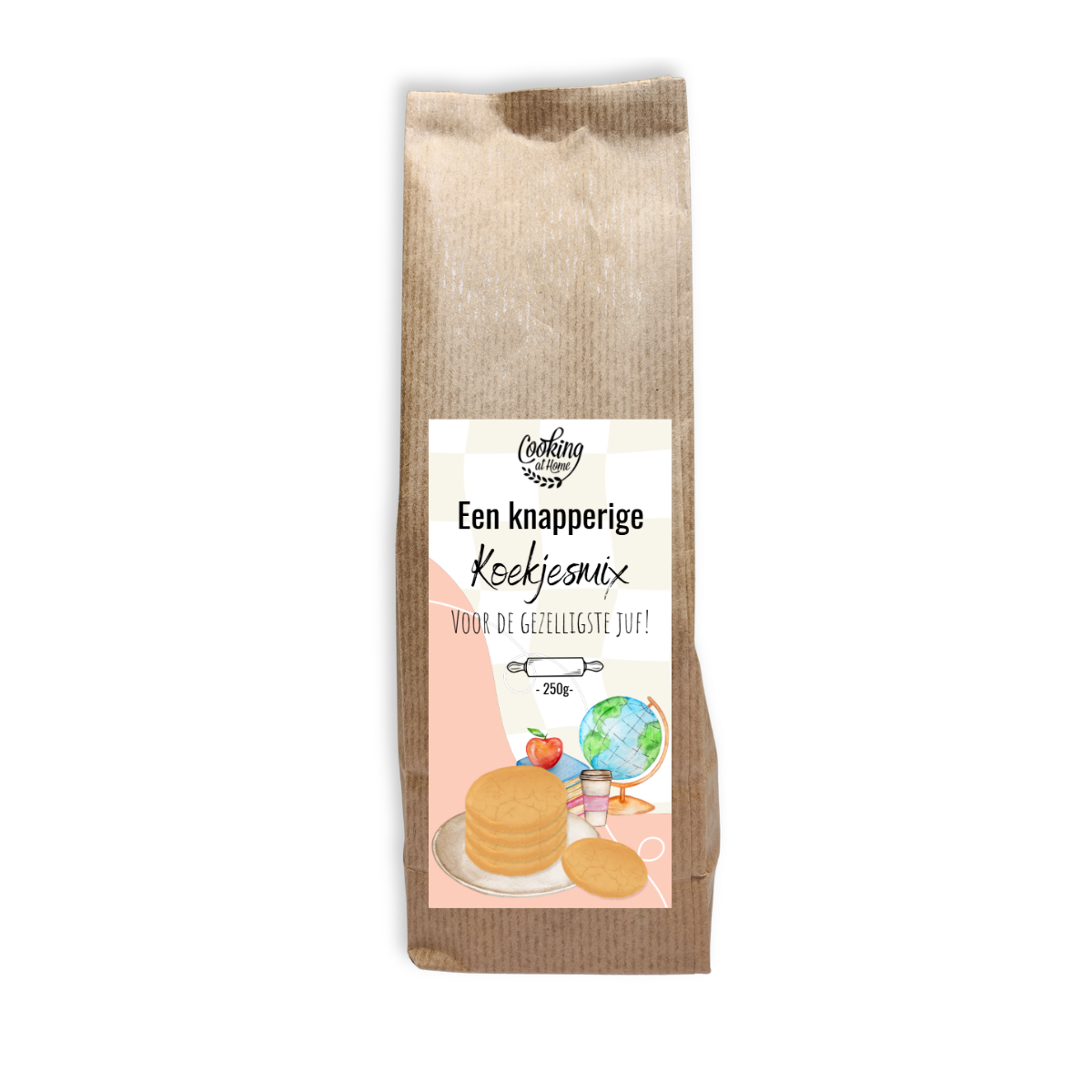 Een knapperige koekjesmix voor de gezelligste juf!