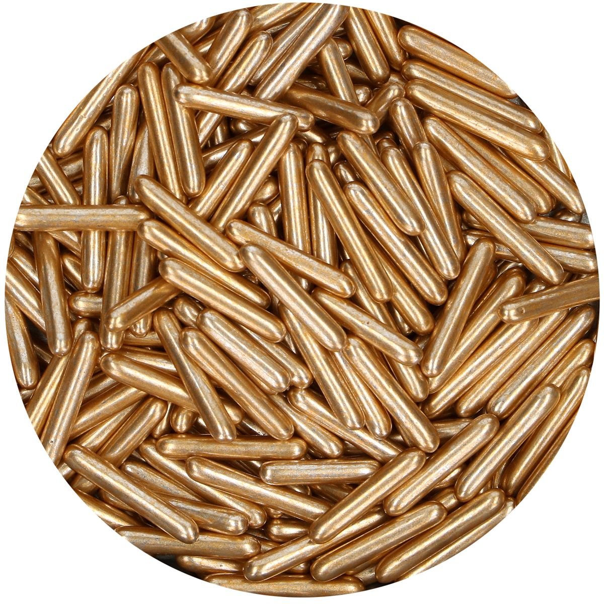 FunCakes Metallic Sugar Rods XL Licht Goud 70 g