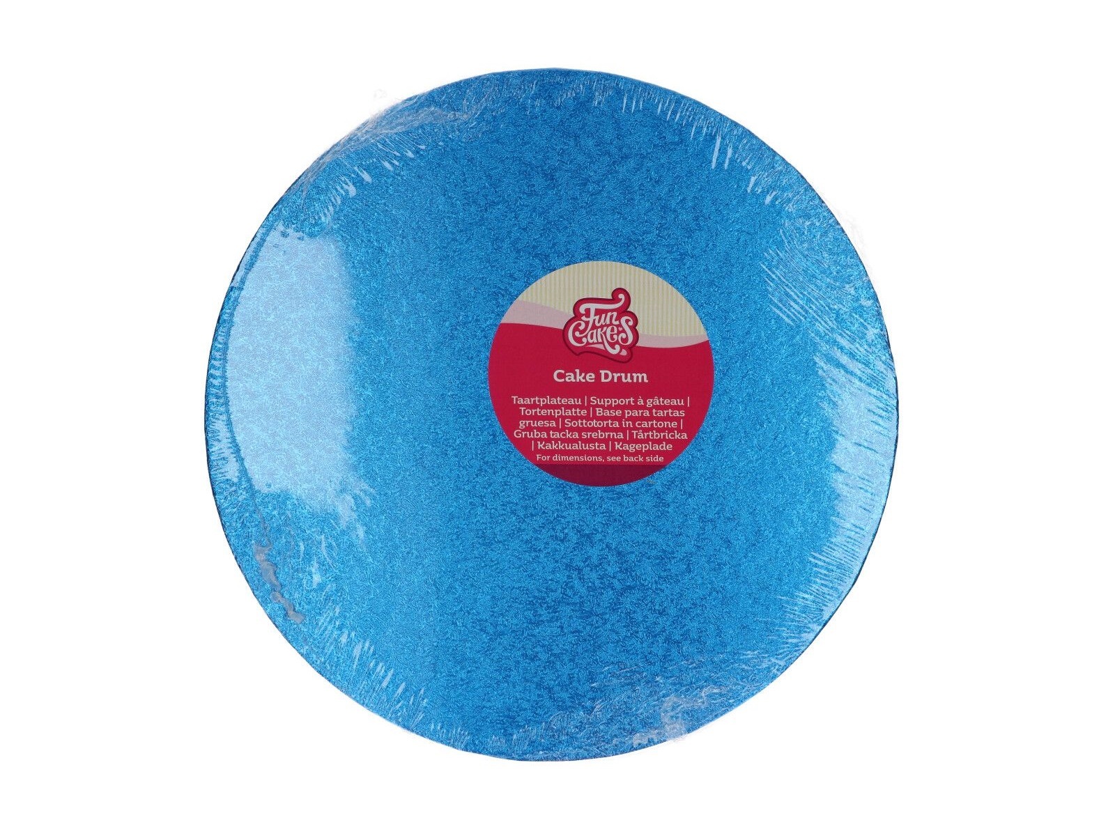 Cake Drum Rond Blauw - 30,5 cm