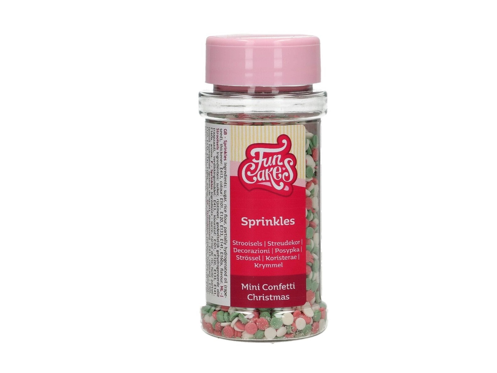 F52635 FunCakes Mini Confetti Kerst 60 gram