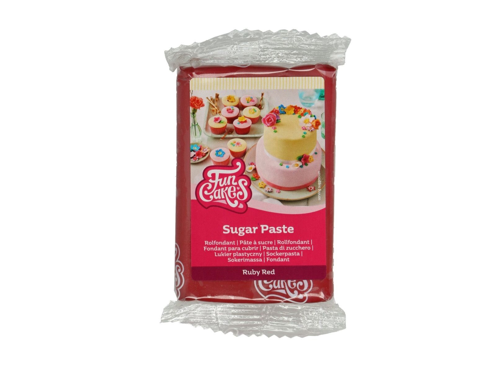 Rolfondant Ruby Red 250 gram