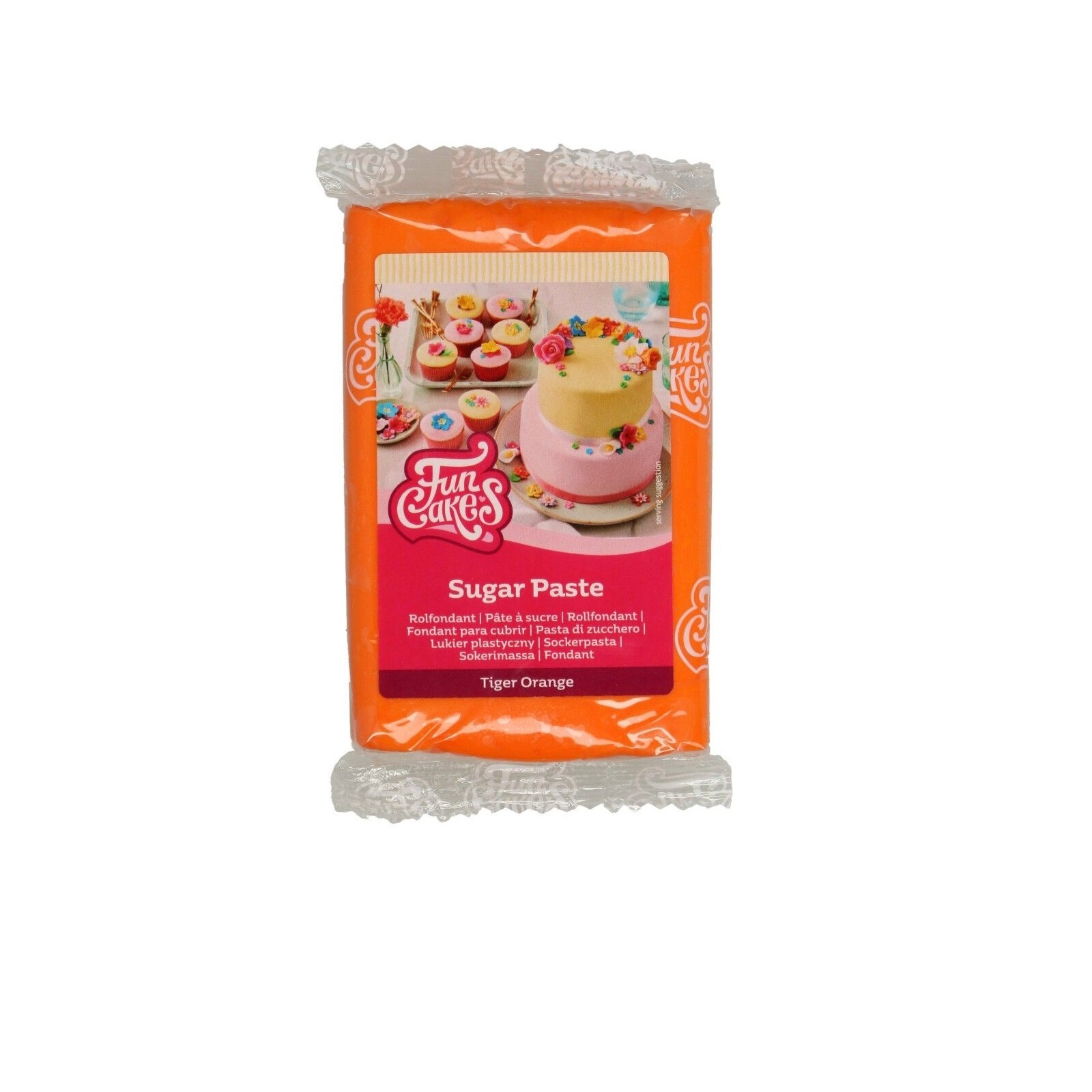 Rolfondant Tiger Orange 250 gram