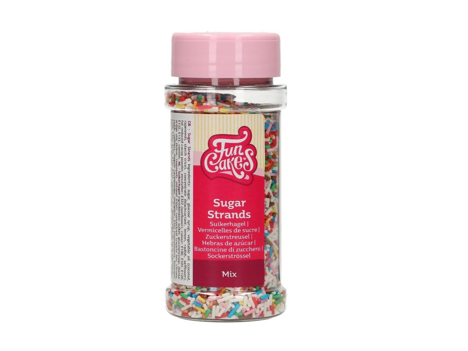 FunCakes Sugar Strands Kleurenmix 80g