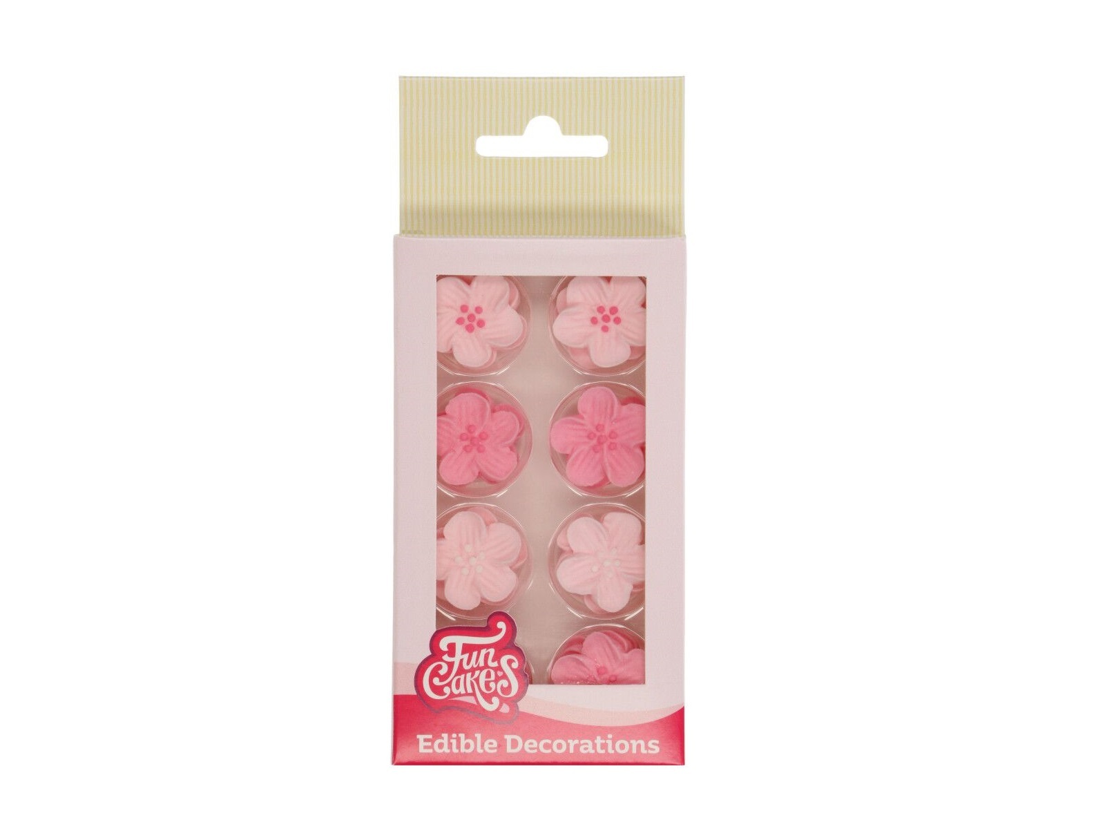 FunCakes Suikerdecoratie Bloemenmix Roze Set/24