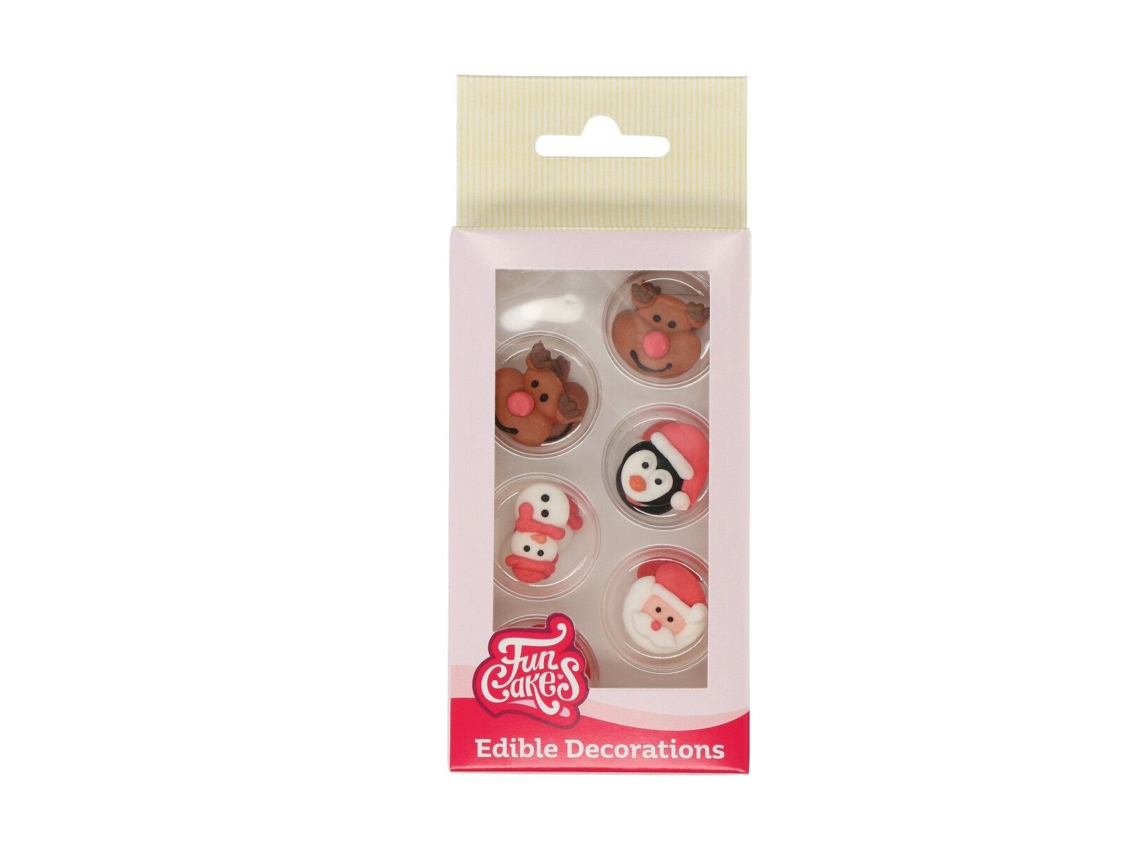 F50250 FunCakes Suikerdecoratie Kerstmis Set/12