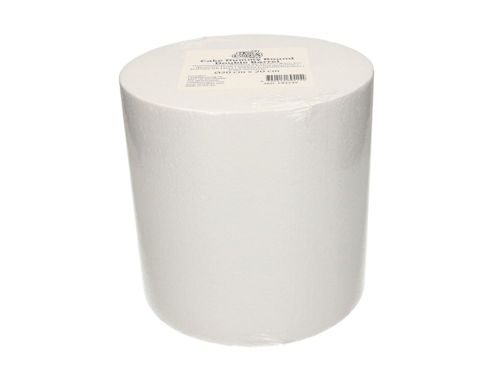 Taart Dummy Rond Double Barrel Ø20 cm x 20 cm