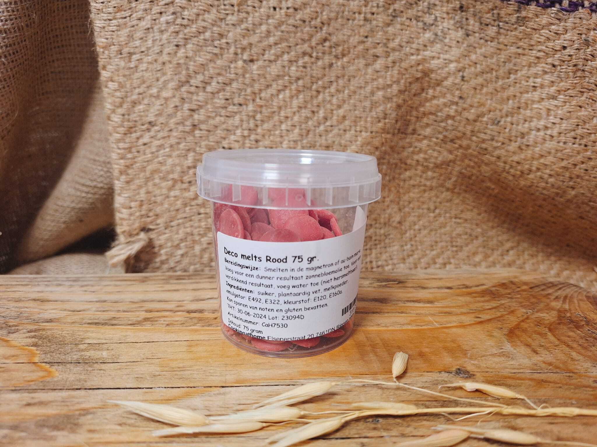 Deco Melts Rood 75g