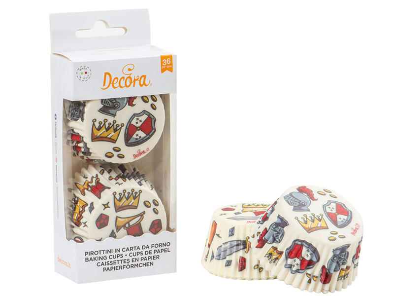 Decora Cupcake Cups Ridders 36 st.**