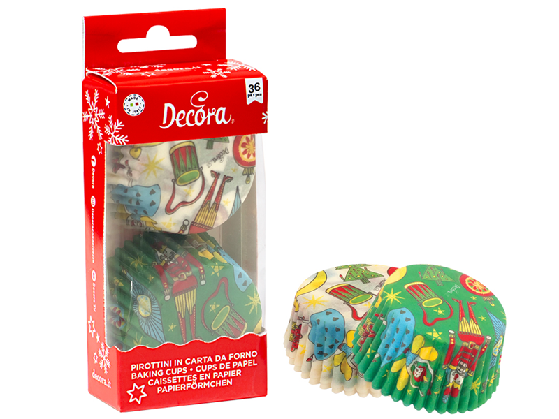D0339873 Decora Cupcake cups Notenkraker 36st.**