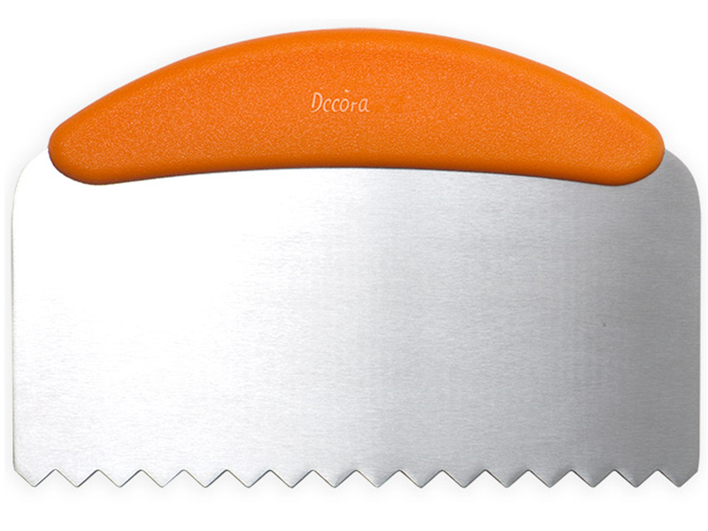 Decora Schraper met RVS Golvend mes 22.5 x 11 cm**