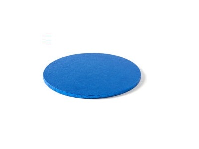 Cake Drum Rond Blauw - 25 cm**