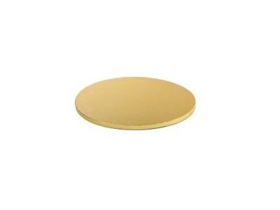 Cake Drum Rond Goud - 25 cm