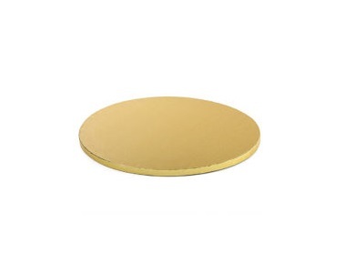 Cake Drum Rond Goud - 36 cm