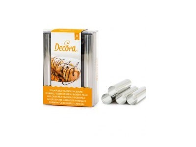 Decora Cannoli ringen RVS ø2x12 cm 8st.