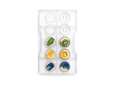 Decora Chocoladevorm Moderne Cirkels 10 vormen**