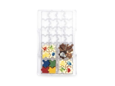 Decora Chocoladevorm Puzzelstukjes 32 vormen**