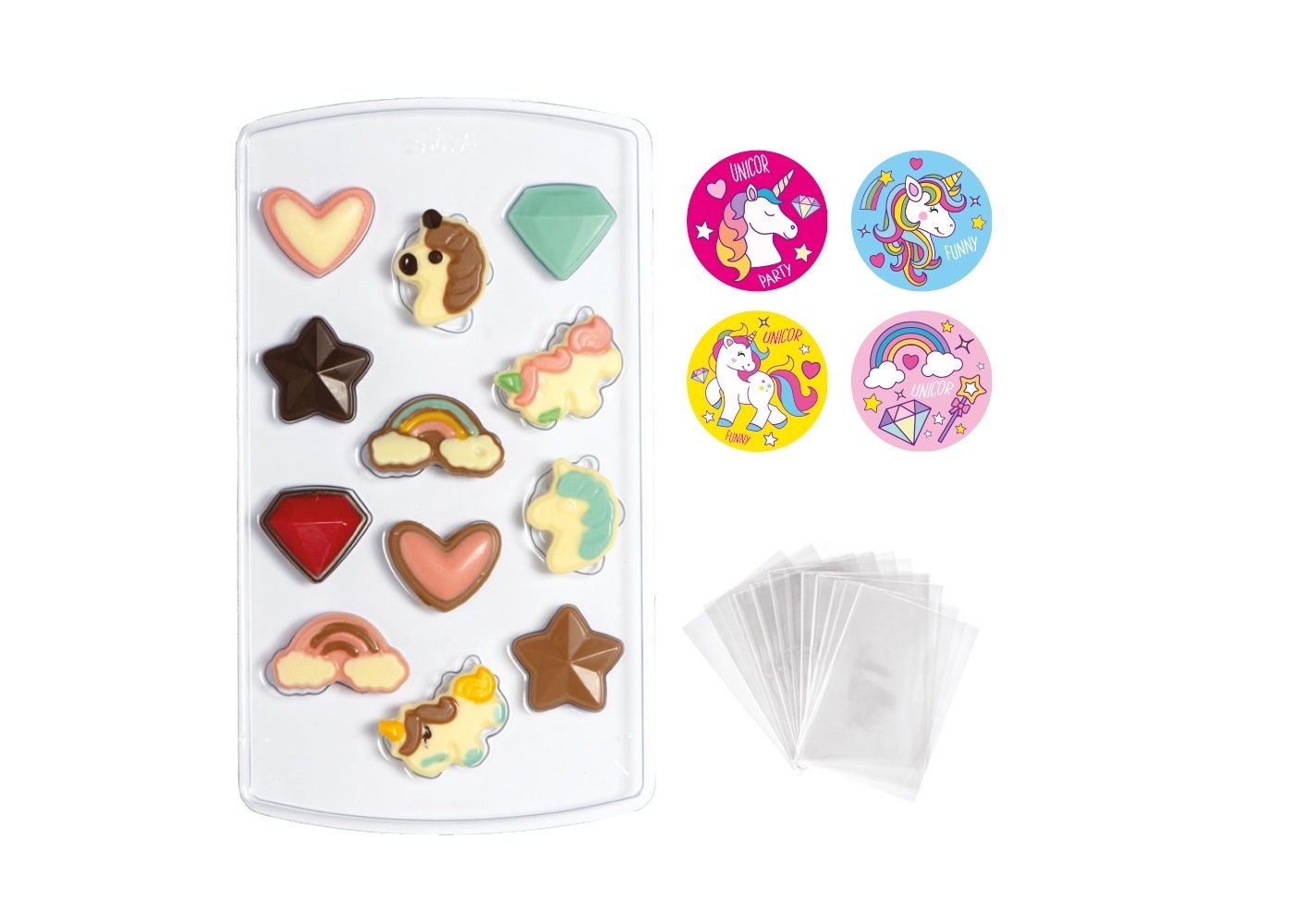 Unicorn  Chocoladevorm Decora**