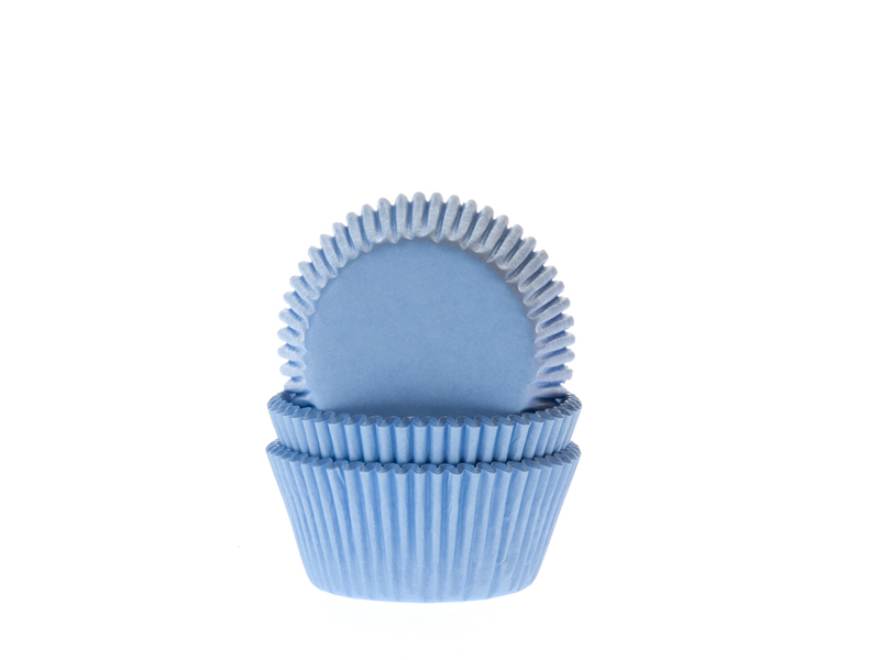 Cupcake cups Mini  Licht Blauw - 60 stuks HoM
