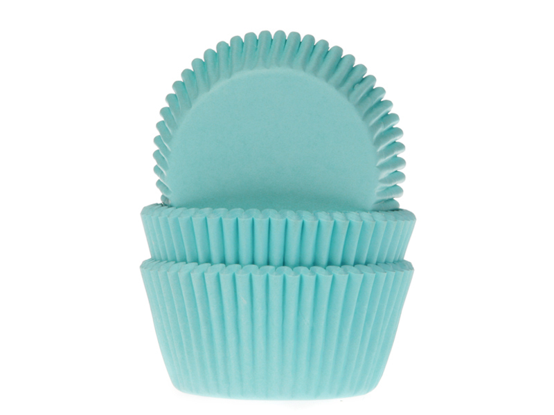 Cupcake Cups Turquoise 50st.