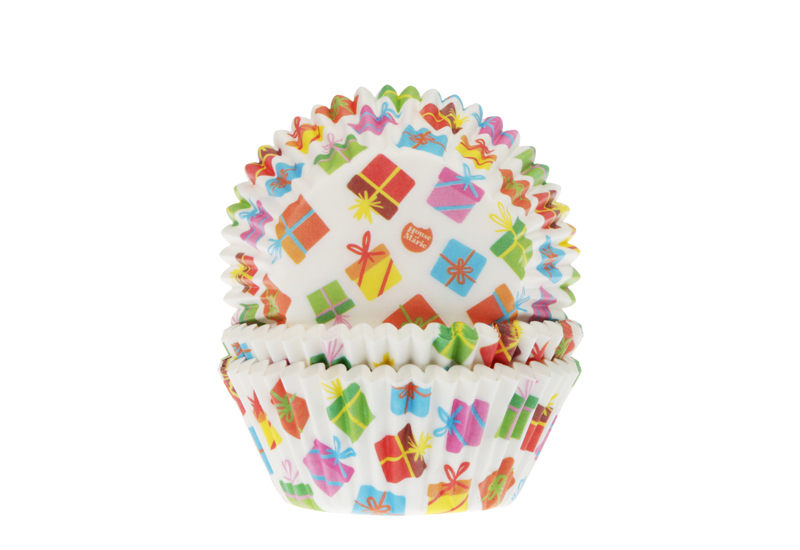 Cupcake cups Cadeaus 50x33mm 50st
