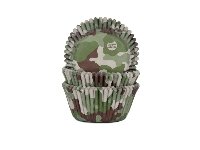 Cupcake Cups Camouflage 50x33mm