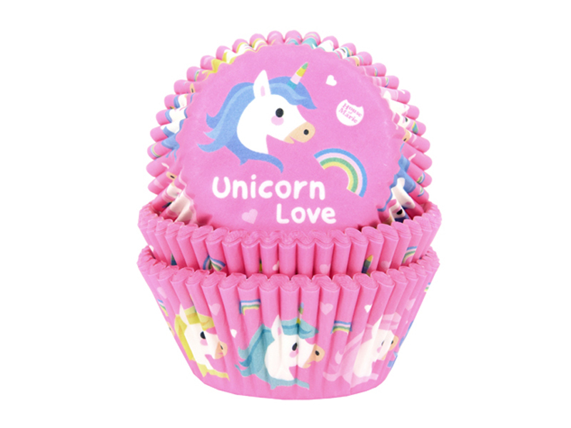 Cupcake Cups Eenhoorn pk/50
