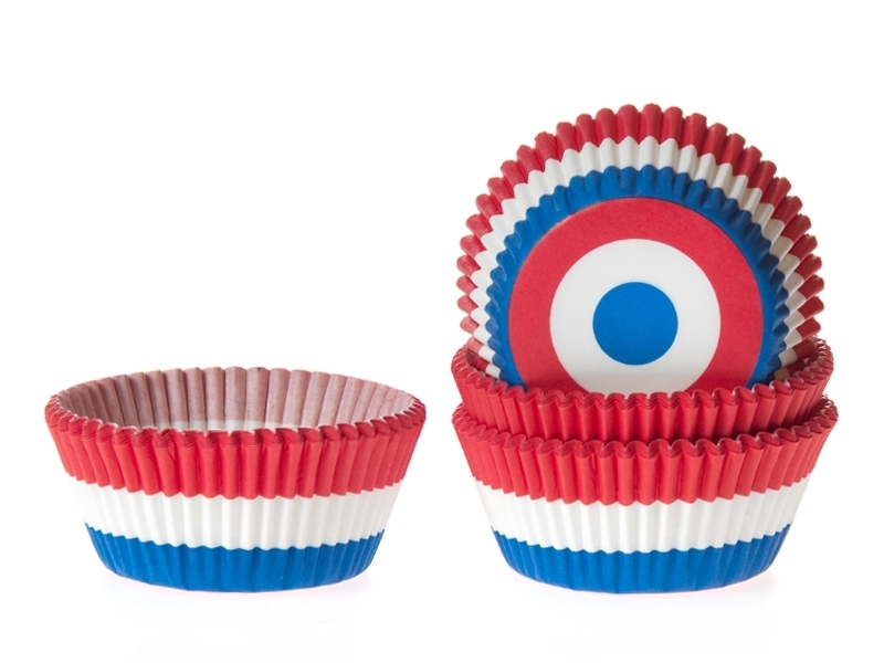 Cupcake Cups Vlag NL 50x33mm 50st